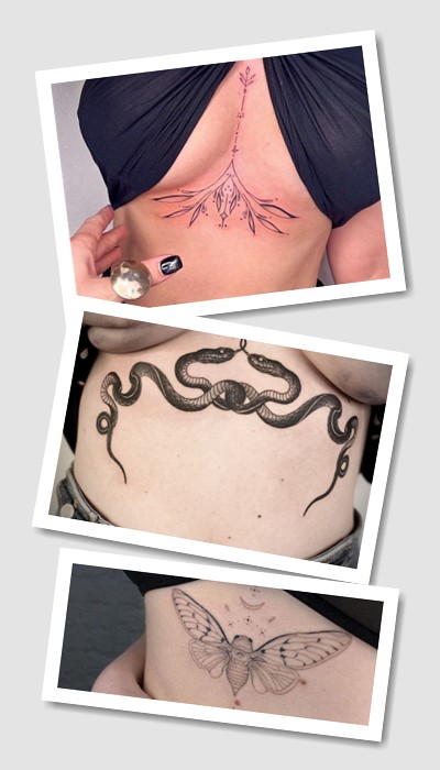 особливості татуювань під грудьми