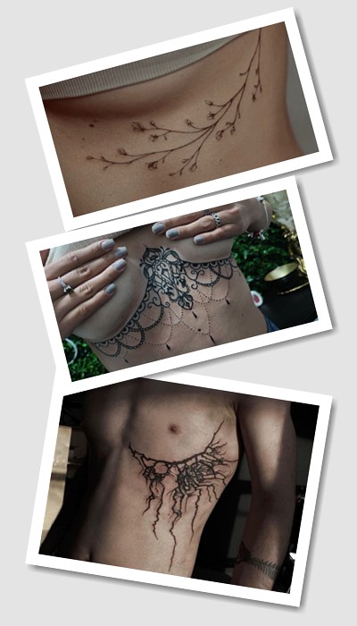 ідеї татуювання під грудьми