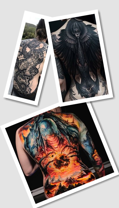 тату на всю спину