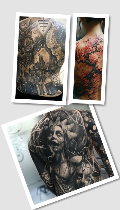 татуювання на всю спину у Києві