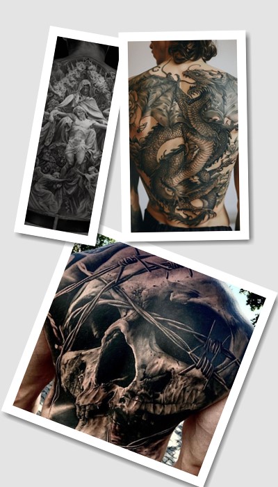 стиль татуювання на всю спину