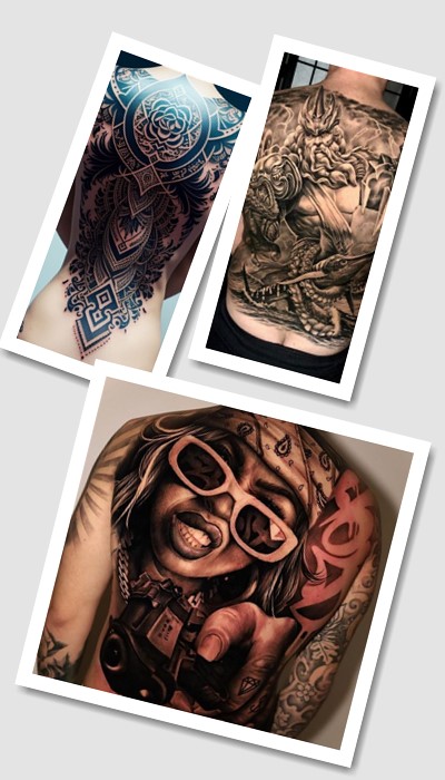 особливості татуювань на всю спину