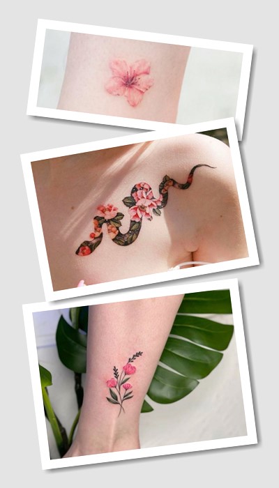 стиль тату кольорові жіночі