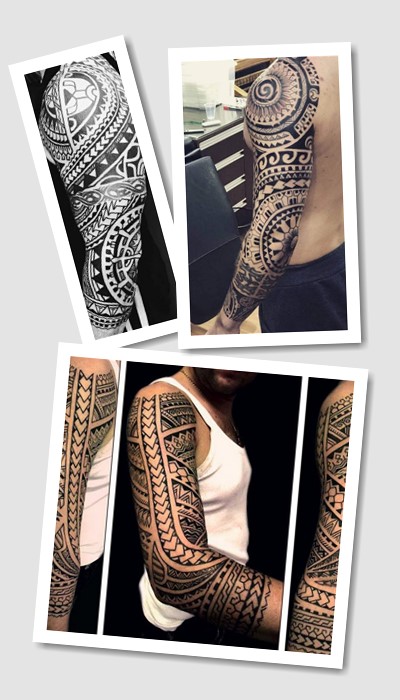 кому підійде татуювання полінезія рукав