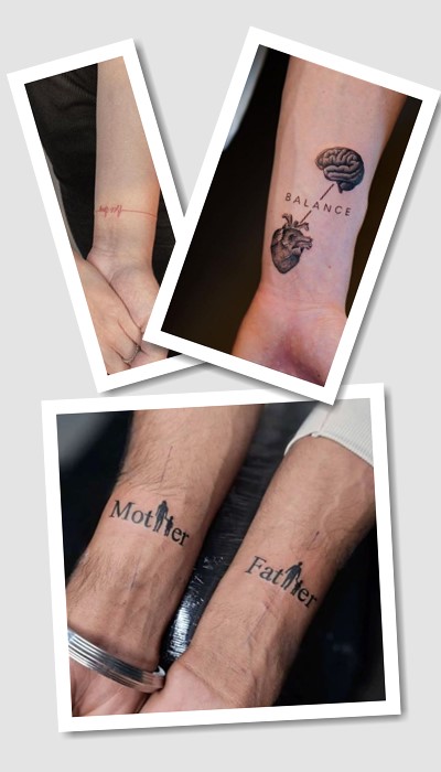 стиль тату написи на зап’ясті