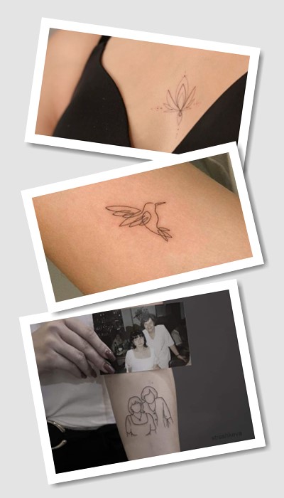 татуювання мінімалістичні у Києві