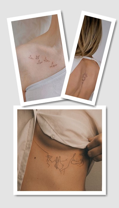 стиль тату мінімалістичні