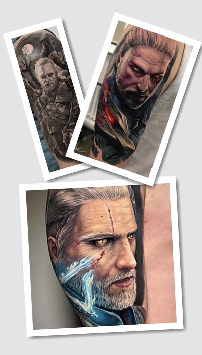 стиль тату відьмак