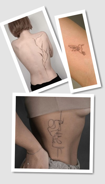 стиль тату мінімалістичні