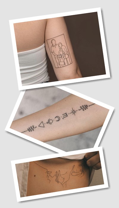 ідеї татуювання мінімалістичні