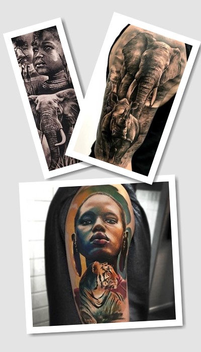 стиль тату африканські