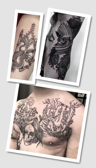 стиль татуювання Середньовіччя