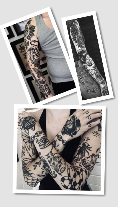 стиль тату Традишнл