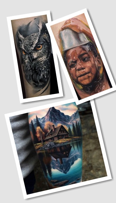 кому підійде тату Реалізм