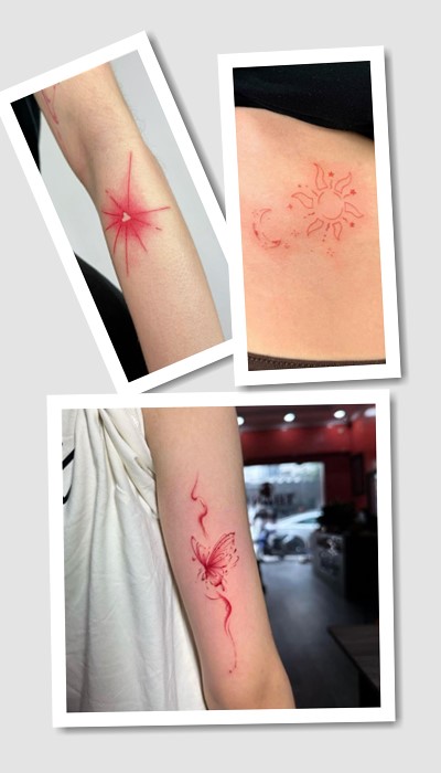 стиль татуювання Червоні