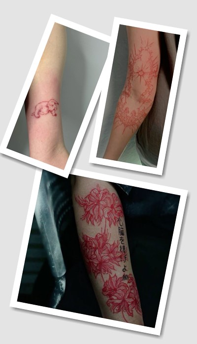 особливості татуювань Червоні