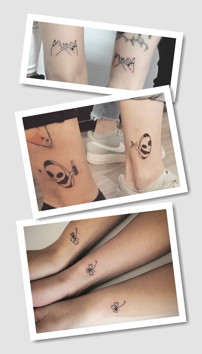 стиль тату Для двох