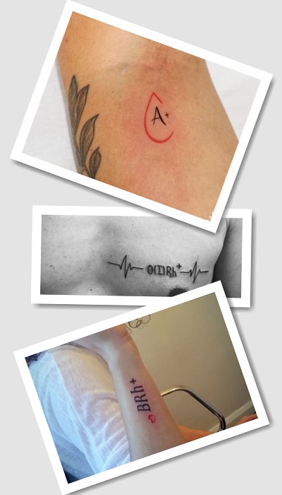 татуювання Група крові