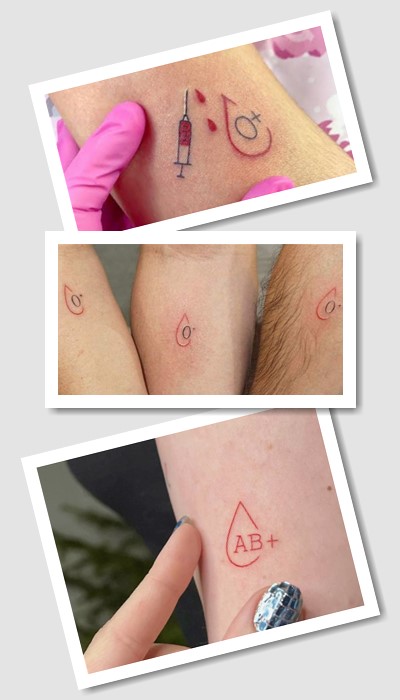 стиль тату Група крові