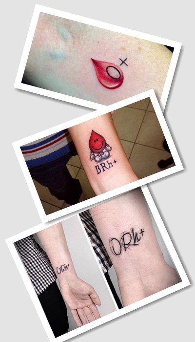 особливості тату Група крові