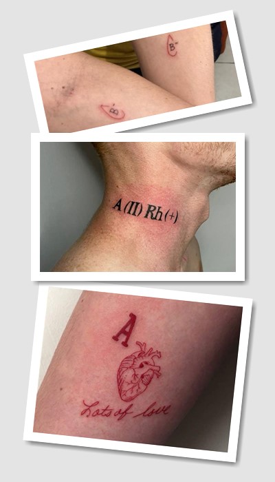 кому підійде тату Група крові