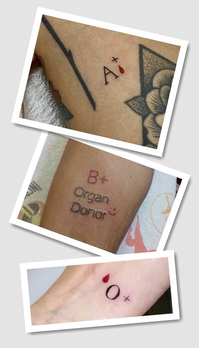 ідеї татуювання Група крові