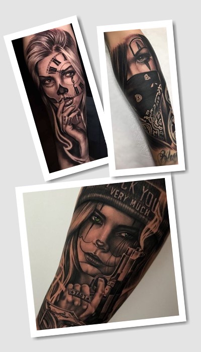 стиль татуювання Мексиканські