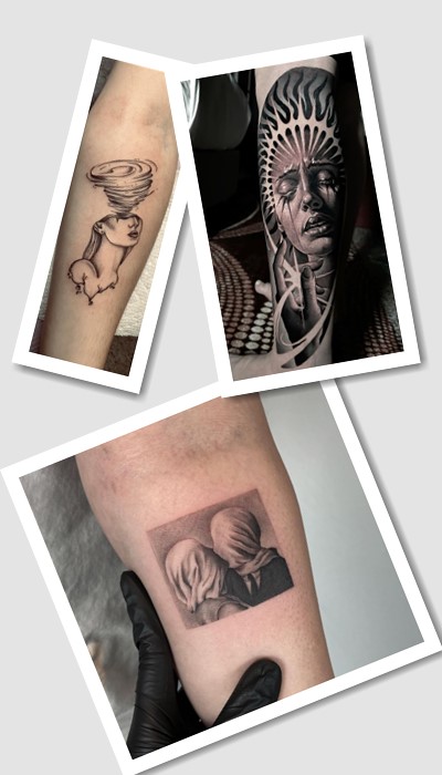 кому підійде татуювання Сюрреалізм