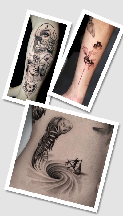 татуювання Сюрреалізм