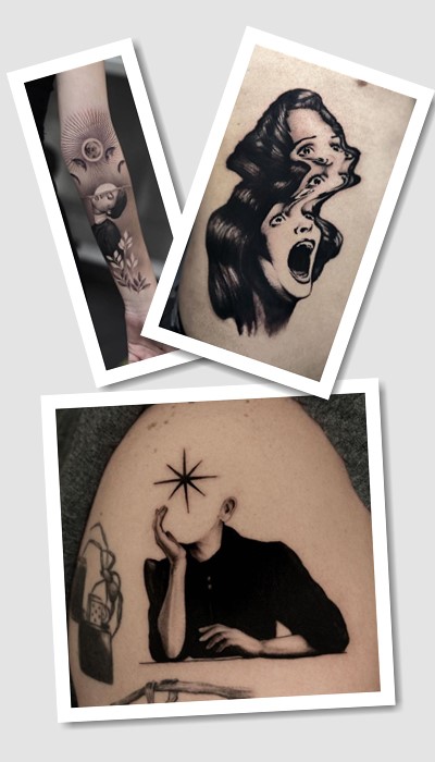 стиль тату Сюрреалізм