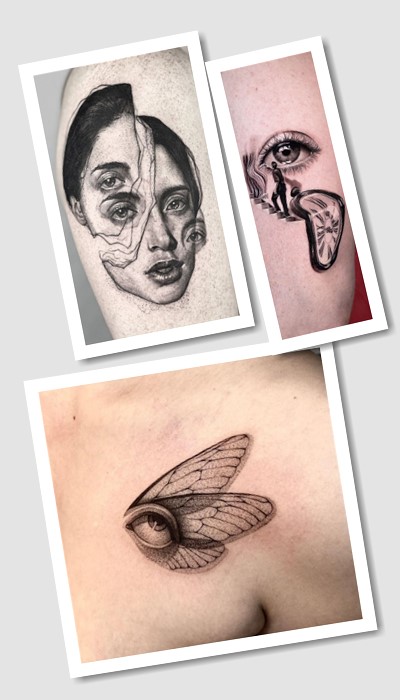 особливості тату Сюрреалізм