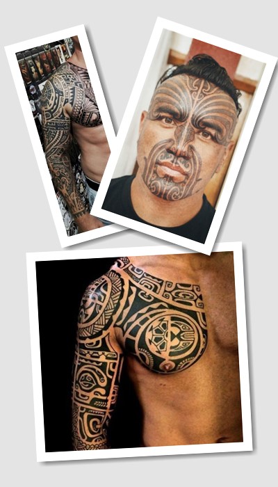 стиль тату Та-моко