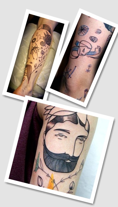 татуювання Арт брют