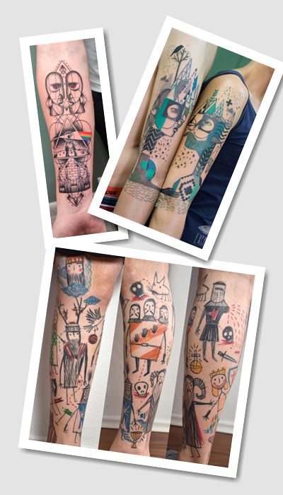 кому підійде тату Арт брют