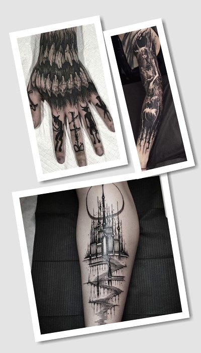 особливості тату Готика