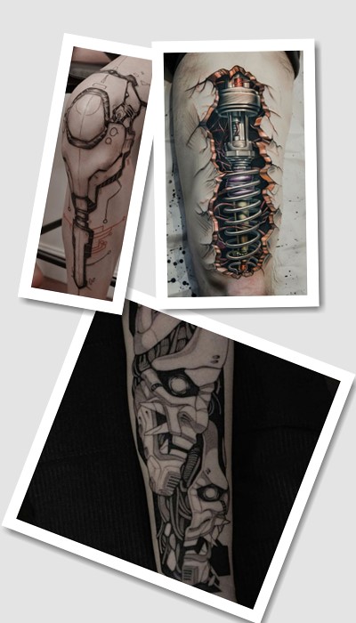стиль татуювання Кіберпанк
