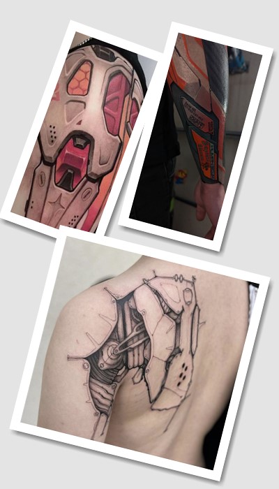 особливості татуювань Кіберпанк