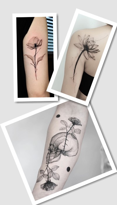 стиль тату Рентген