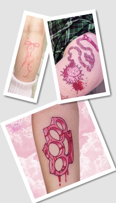 тату Рожеві