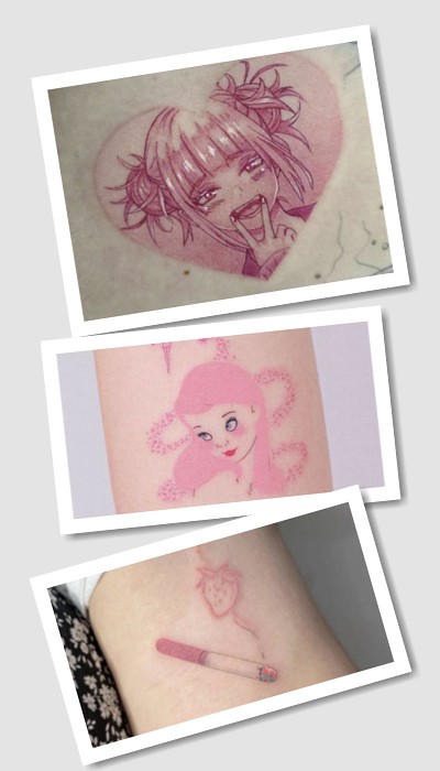 особливості татуювань Рожеві