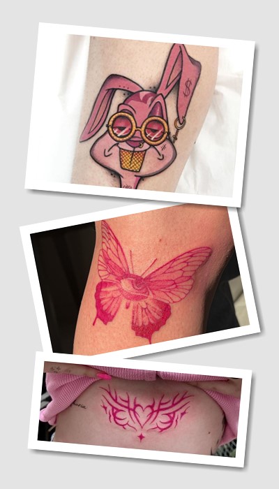 кому підійде татуювання Рожеві