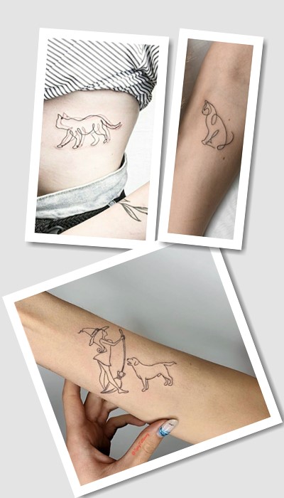 татуювання Контур