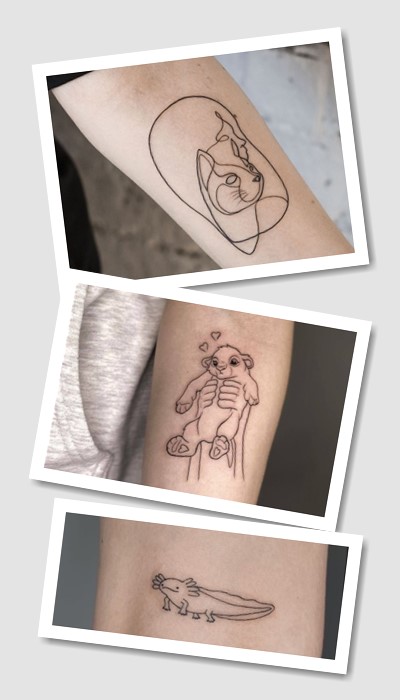 особливості татуювань Контур