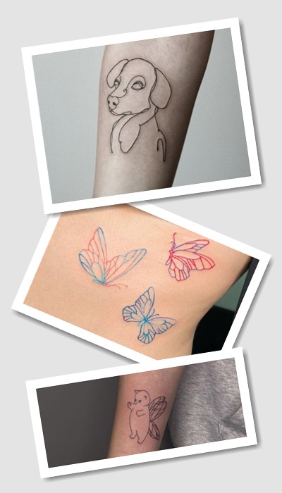 ідеї татуювання Контур