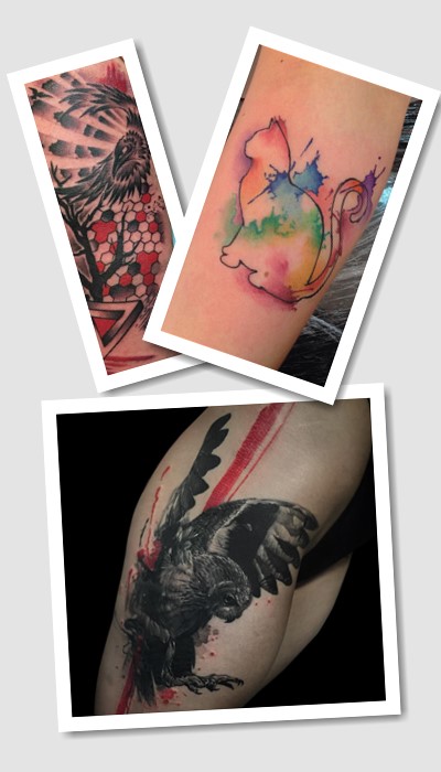 стиль тату Фотошоп