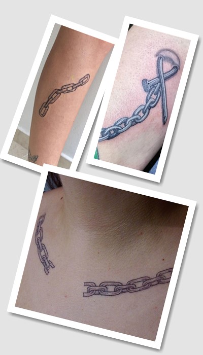 особливості татуювань Ланцюжки