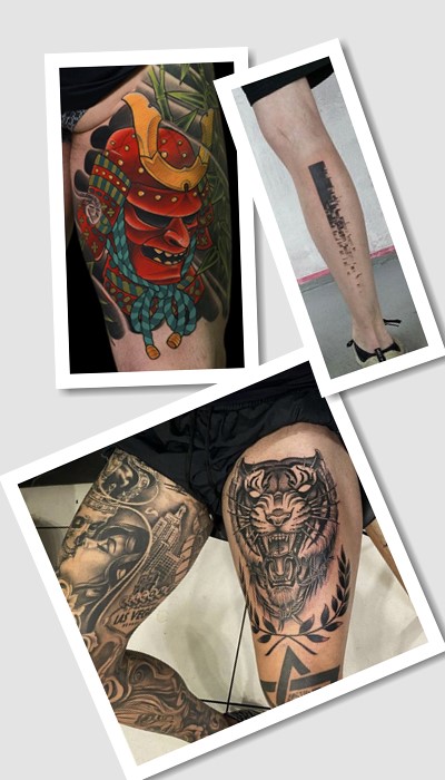 кращі ідеї татуювань чоловічі на нозі