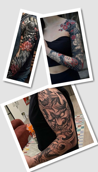 тату Японський рукав