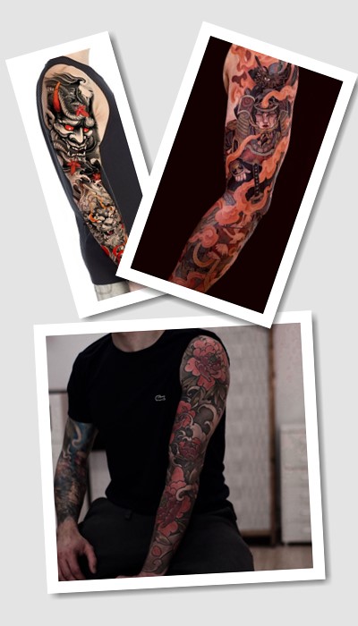 стиль тату Японський рукав