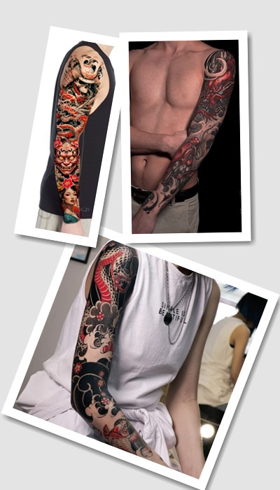 стиль татуювання Японський рукав